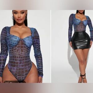 Worth it all mesh bodysuit